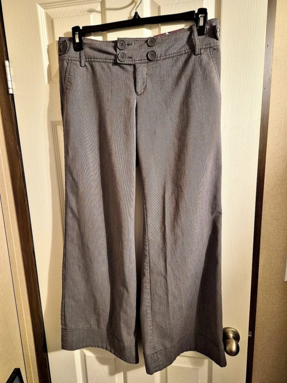 maurices Wide Leg Striped Pants Size 9/10